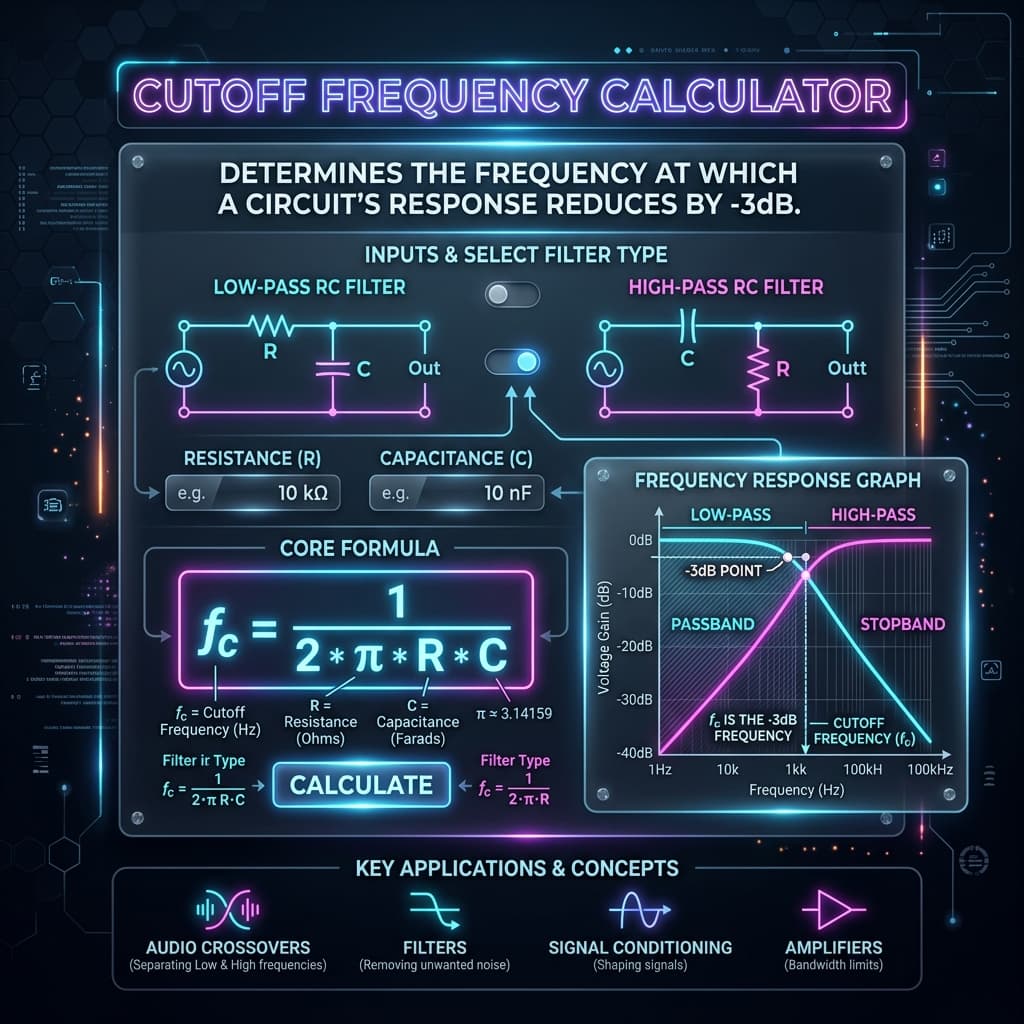 Cutoff Frequency Infographic