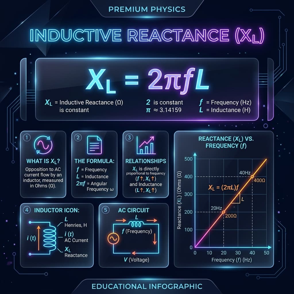 Inductive Reactance Infographic