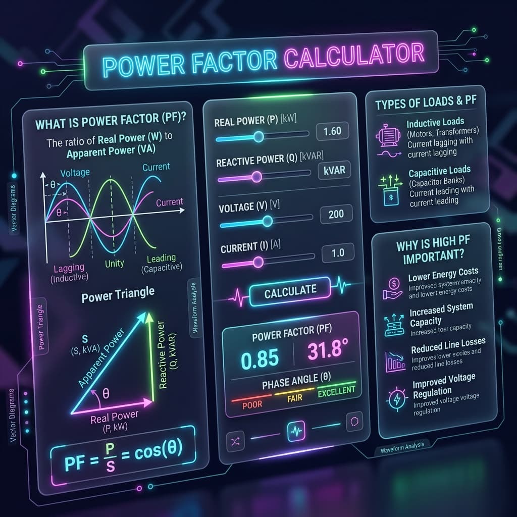 Power Factor Infographic